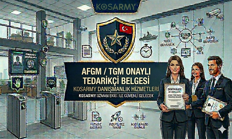 AFGM / TGM ONAYLI TEDARİKÇİ BELGESİ